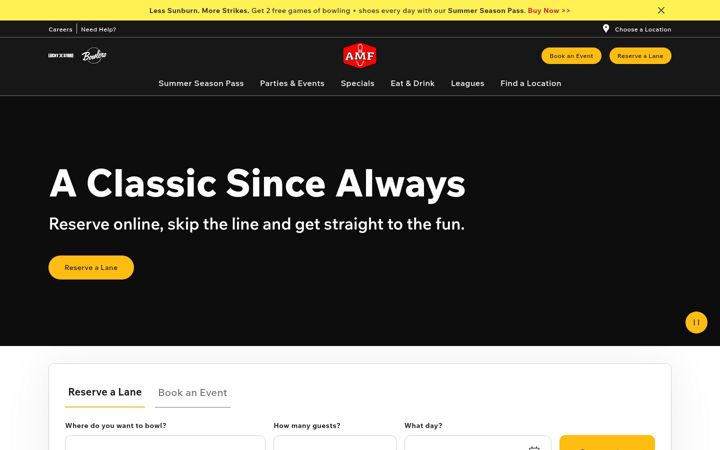 Screenshot of amf.com