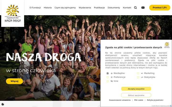 Screenshot of amf.org.pl