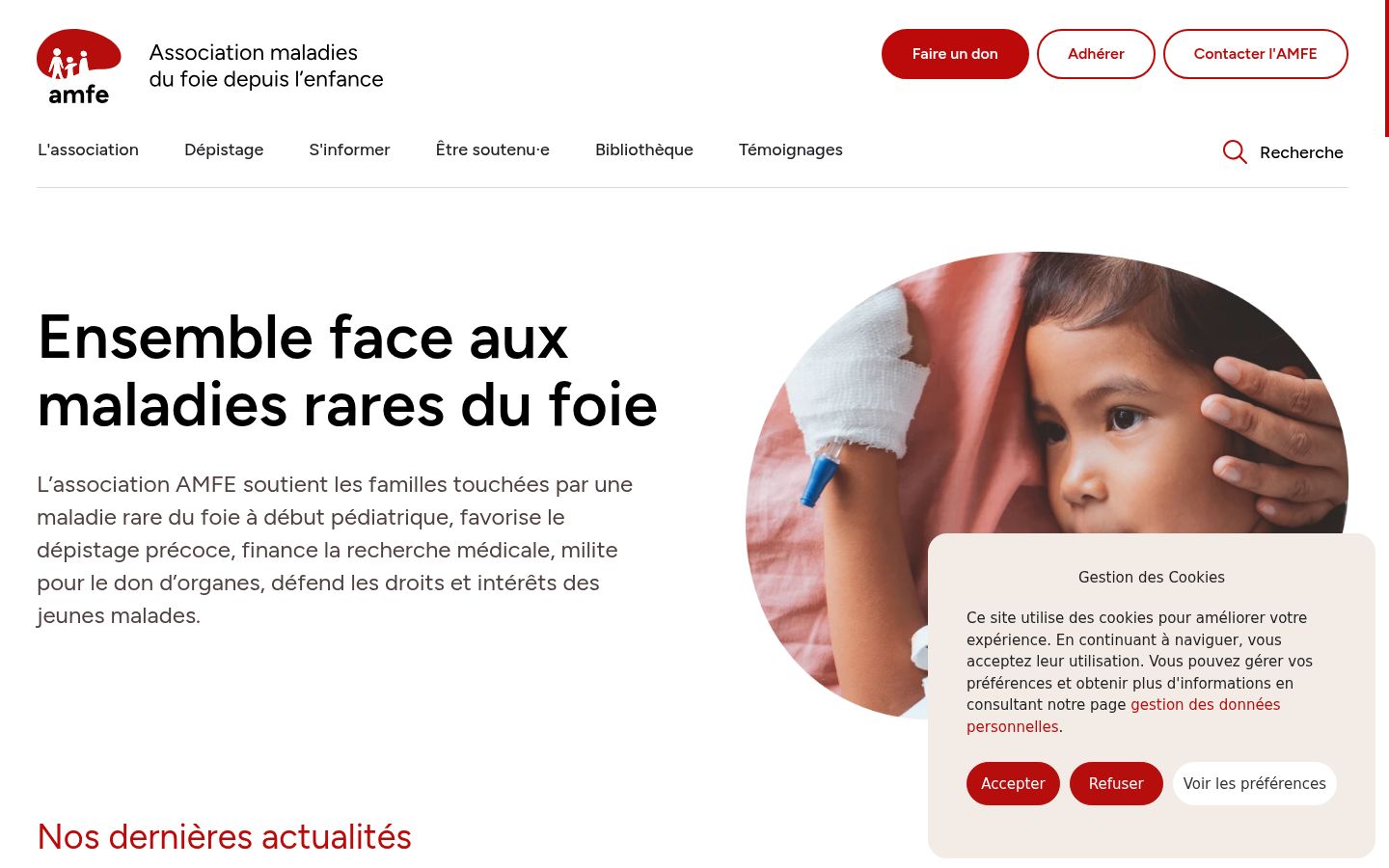 Screenshot van de toestemmingsbanner zoals getoond vóór enige interactie