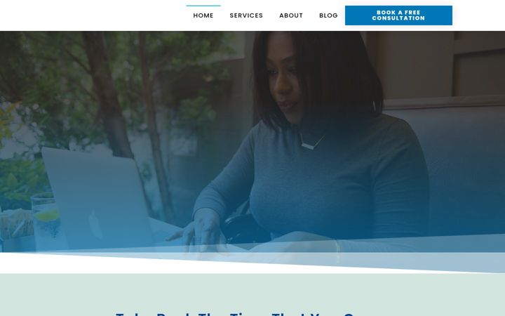 Screenshot van amfenaccounting.com