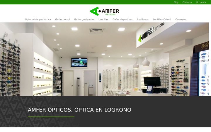 Screenshot stránky amferopticos.es