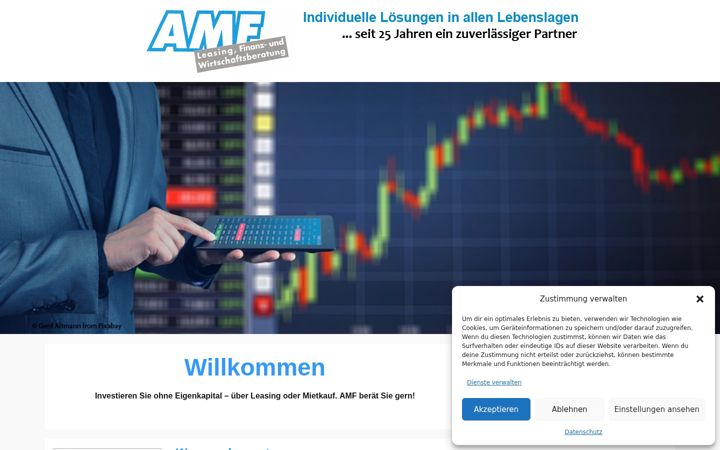 Screenshot of amfgmbh.de