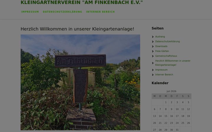 Screenshot van amfinkenbach.de