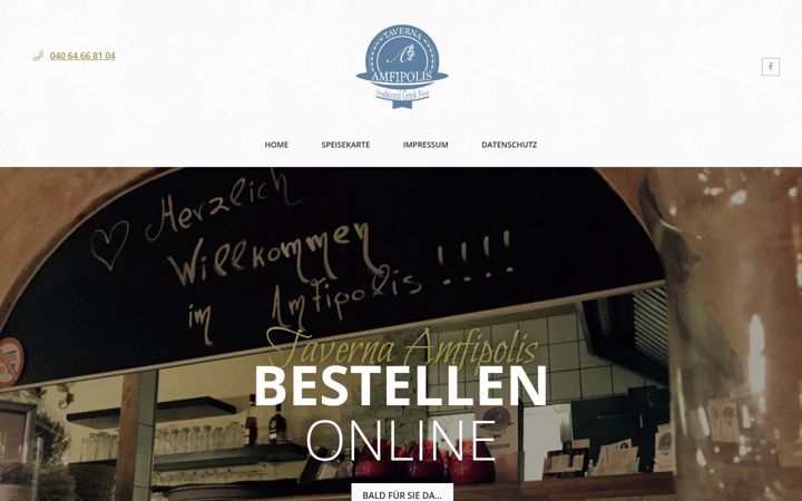 Screenshot stránky amfipolis-norderstedt.de