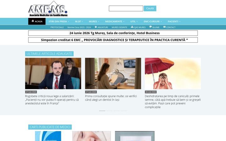 Screenshot of amfms.ro