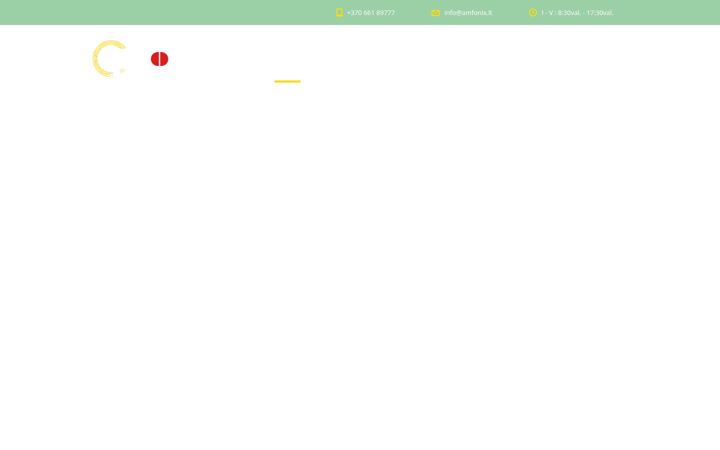 Screenshot stránky amfonix.lt