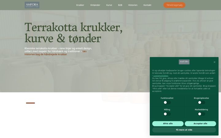 Screenshot of amforakrukker.dk