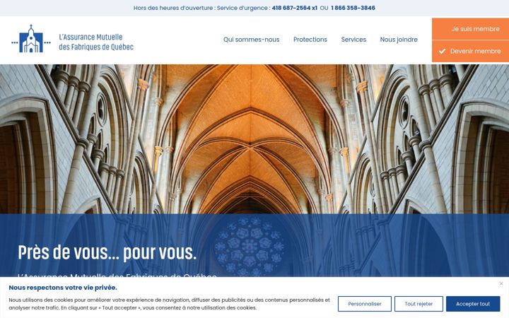 Screenshot of amfq.qc.ca