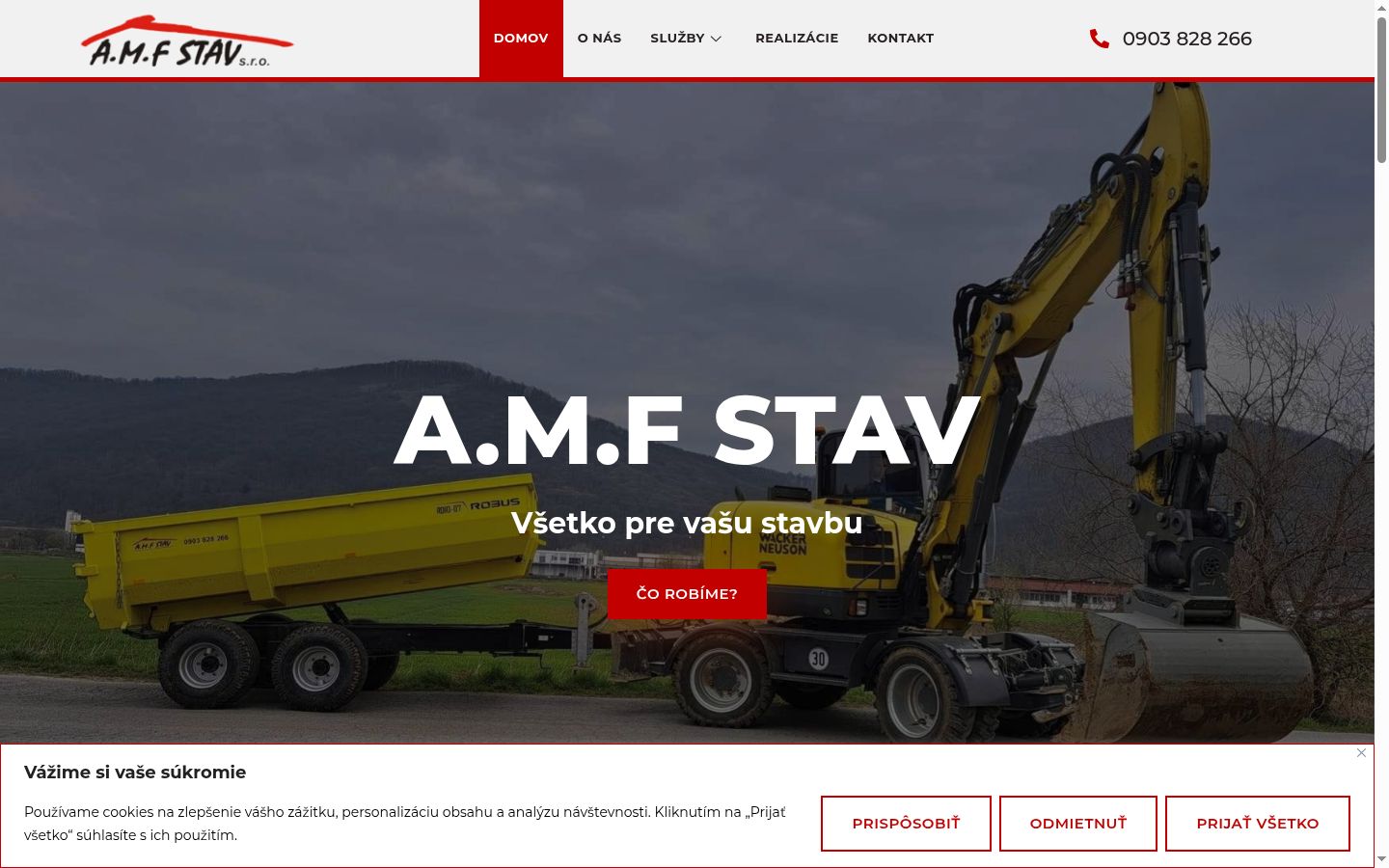 Snimka zaslona bannera za privolu prikazanog prije bilo kakve interakcije