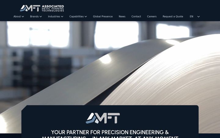 Screenshot of amft.com