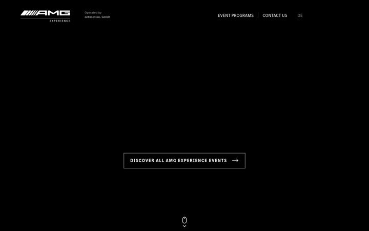 Screenshot of amg-experiences.com