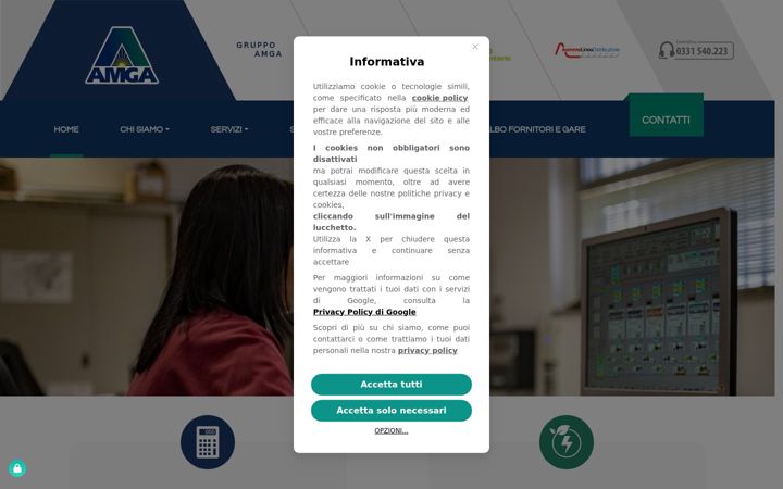 Screenshot of amga.it