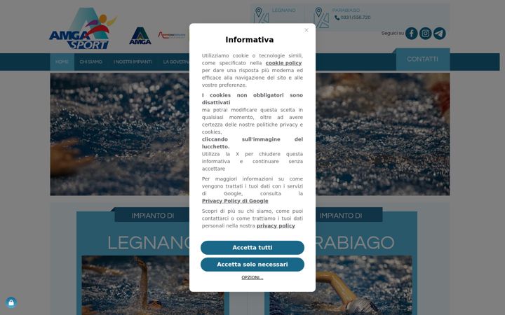 Screenshot of amgasport.it