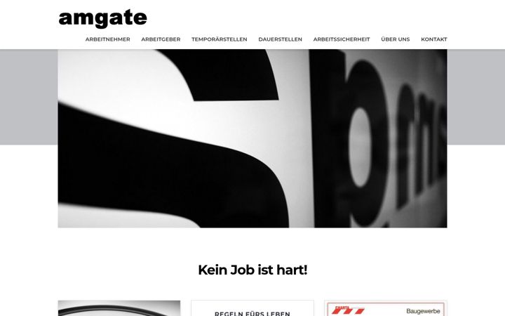 Screenshot of amgate.ch
