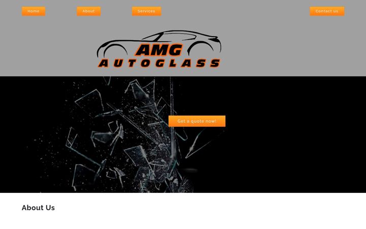 Screenshot of amgautoglass.co.za