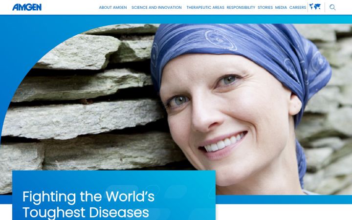 Zrzut ekranu amgen.com.au