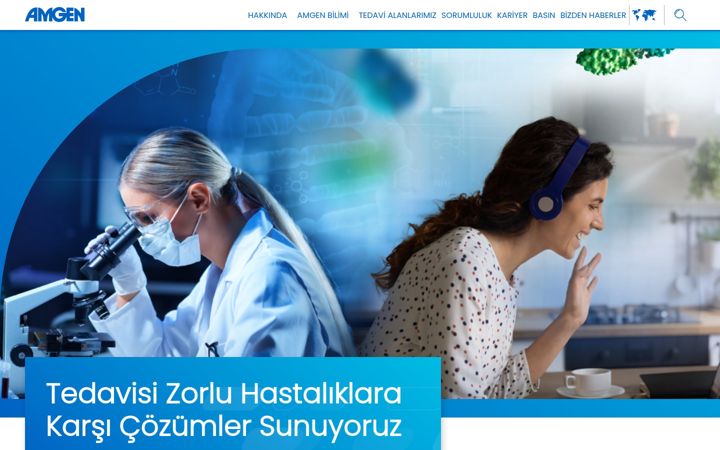 Screenshot of amgen.com.tr
