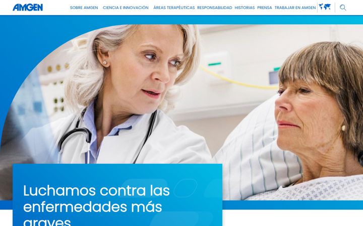 Screenshot ta' amgen.es
