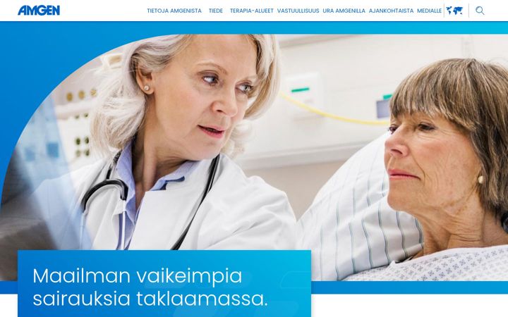 Screenshot ta' amgen.fi