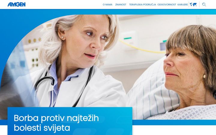 Screenshot of amgen.hr