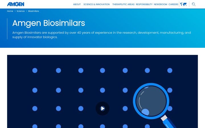 Snímek obrazovky amgenbiosimilars.com.hk