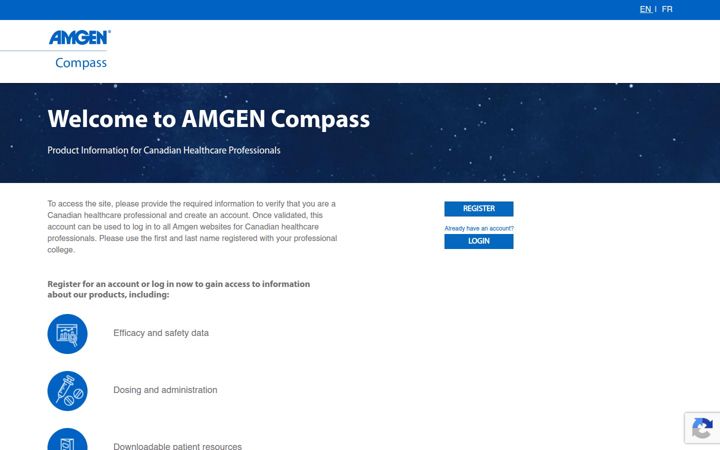 Snímek obrazovky amgencompass.ca