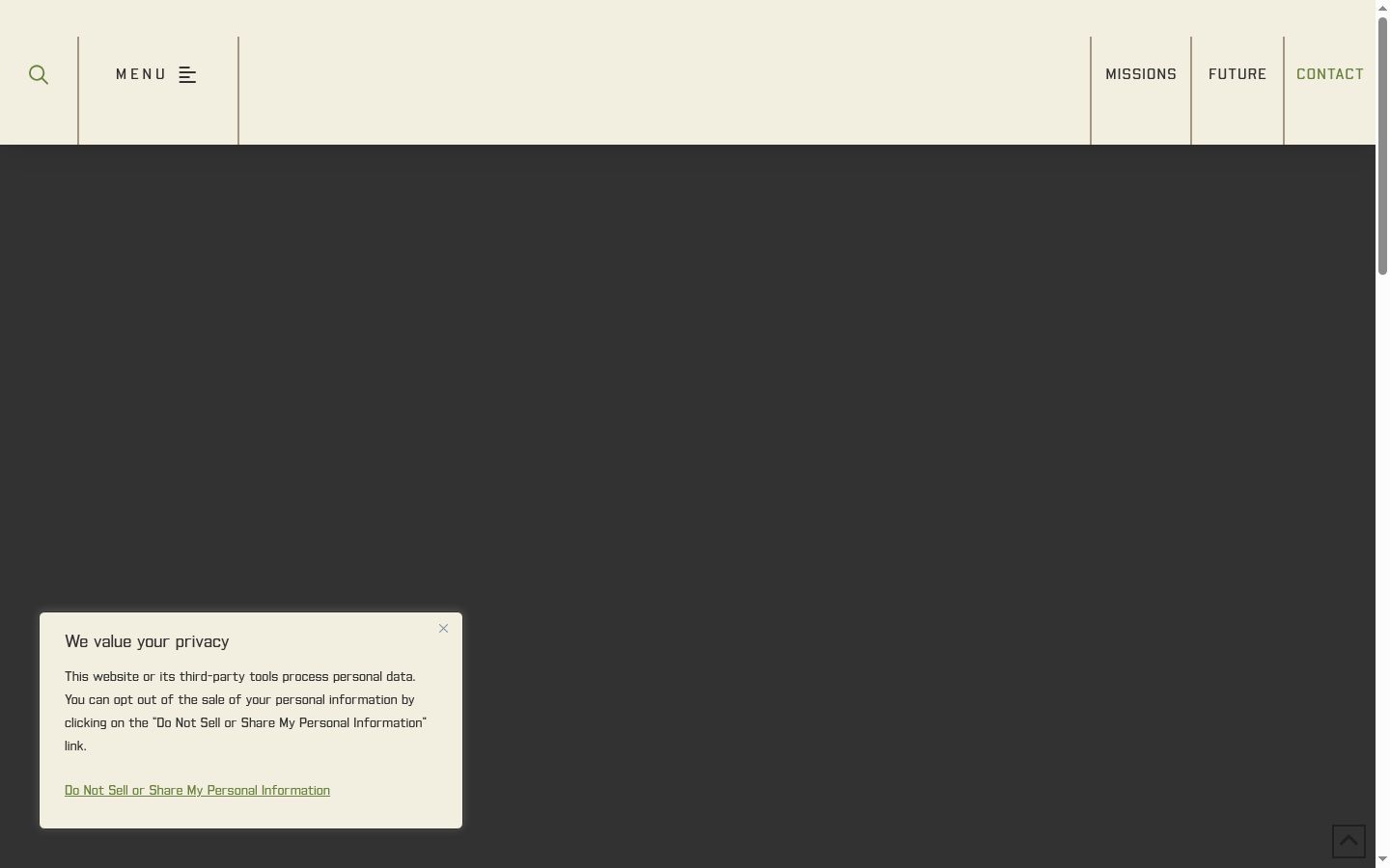 Screenshot tal-banner tal-kunsens muri qabel kwalunkwe interazzjoni