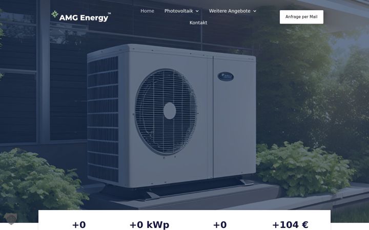 Snímek obrazovky amgenergy.eu