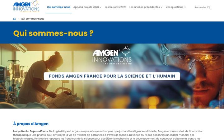 Screenshot von amgeninnovations.fr