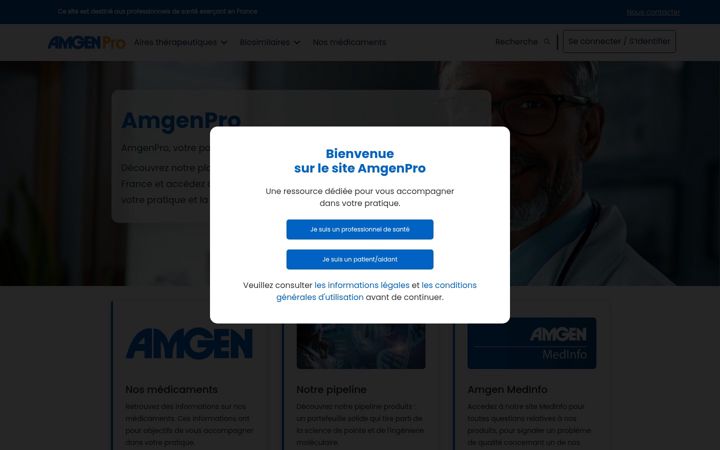 Screenshot of amgenpro.fr