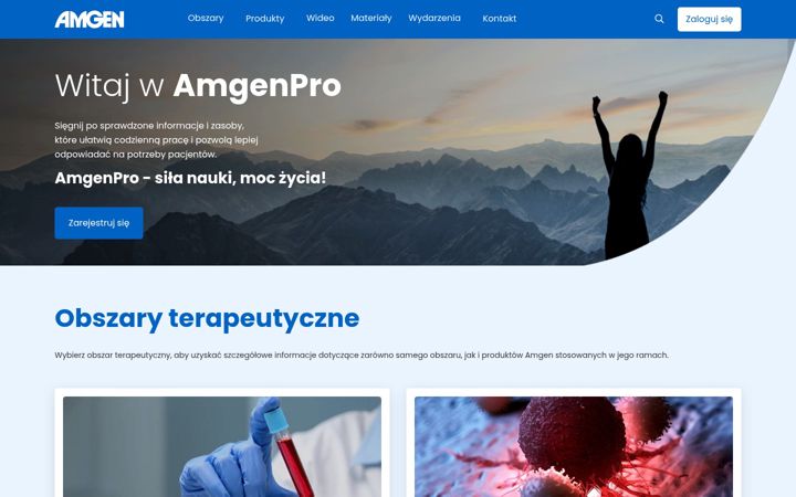 Képernyőkép: amgenpro.pl