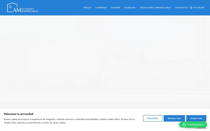Ekraanipilt saidist amgestionesinmobiliarias.com