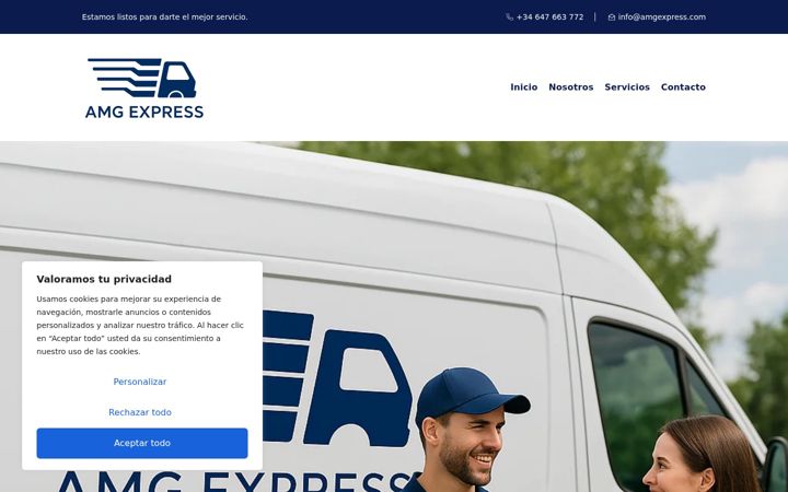 Screenshot of amgexpress.es