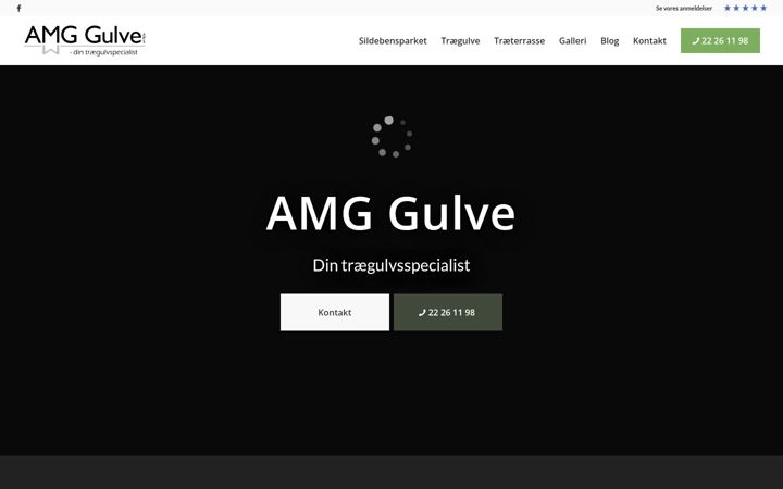 Screenshot of amggulve.dk