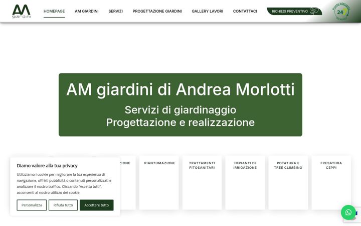 Ekraanipilt saidist amgiardini.it