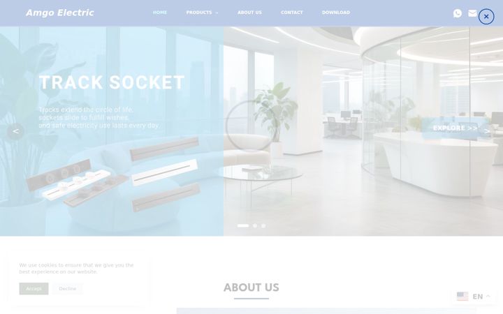 Screenshot of amgoelectric.com