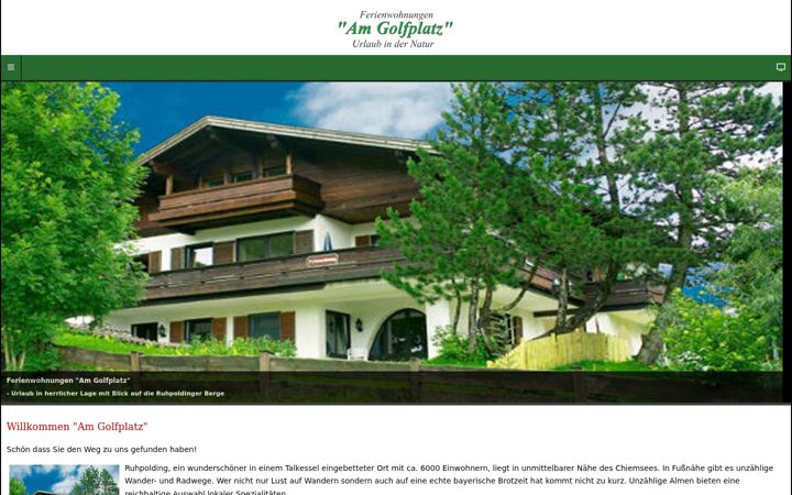 Screenshot of amgolfplatz.de
