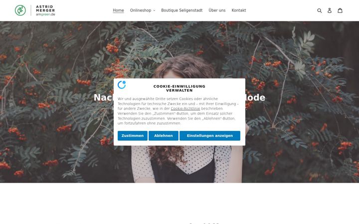 Screenshot of amgreen.de
