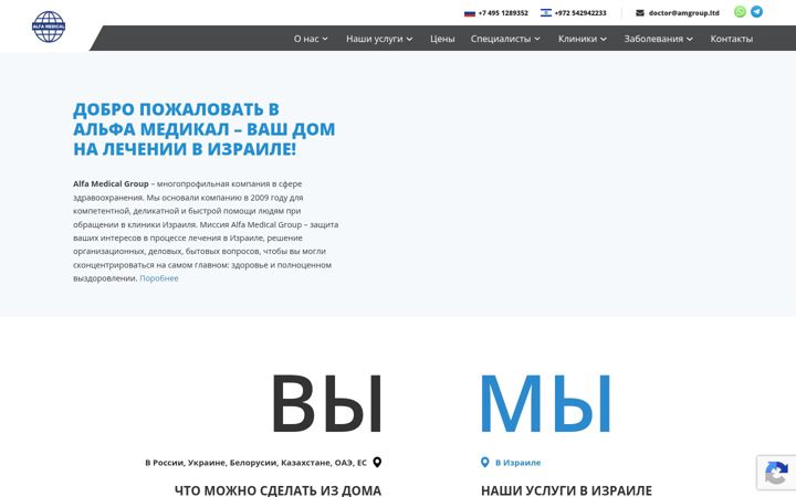 Skjámynd af amgroup.ltd