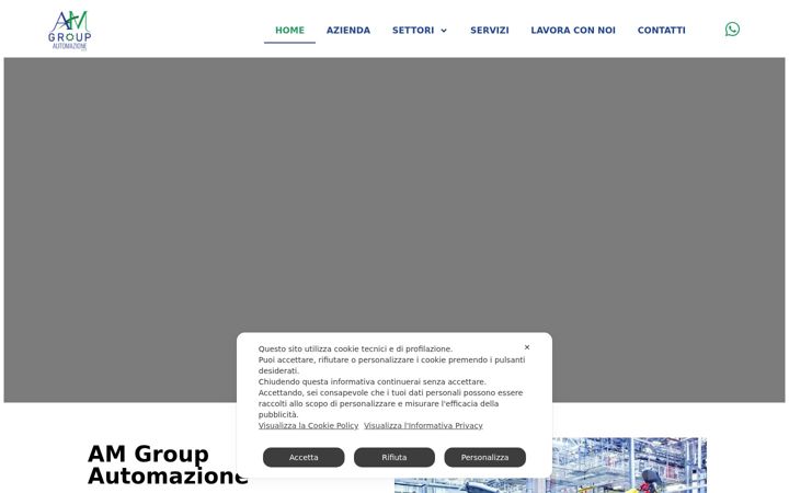 Skjámynd af amgroupautomazione.com