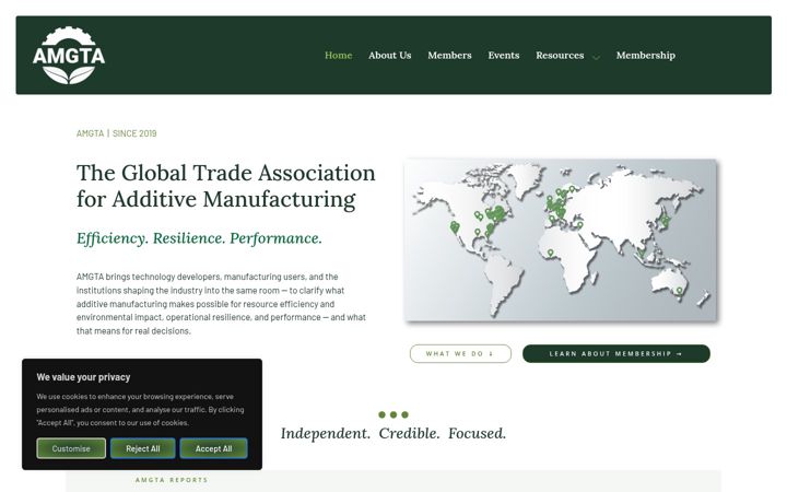 Screenshot of amgta.org