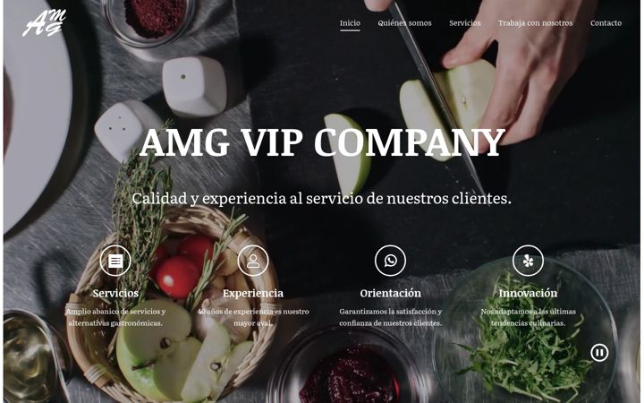 Screenshot of amgvipcompany.com