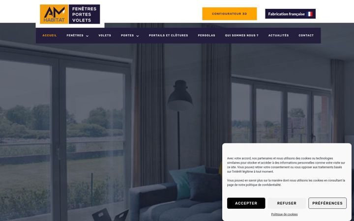 Screenshot of amhabitat.fr