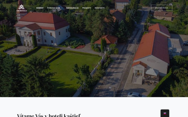 Screenshot di amhotelkastiel.sk