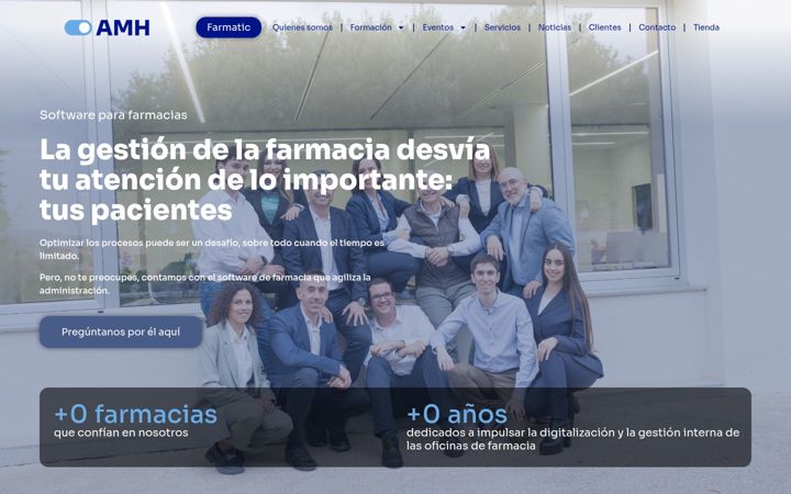 Screenshot of amhs.es