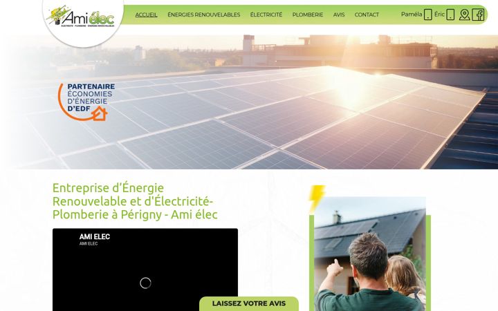 Screenshot di ami-elec.fr