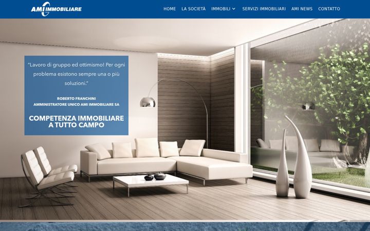 Screenshot of ami-immobiliare.ch