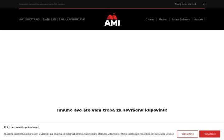 Screenshot di ami.ba