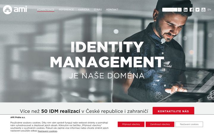 Screenshot of ami.cz
