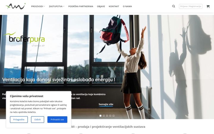 Screenshot of ami.hr